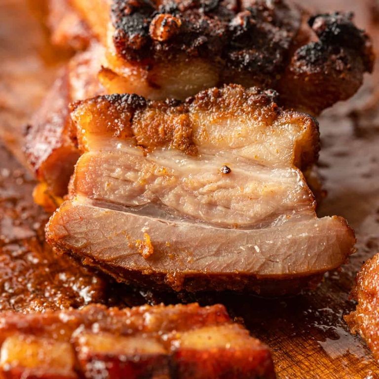 Honey Glazed Crispy Pork Belly
