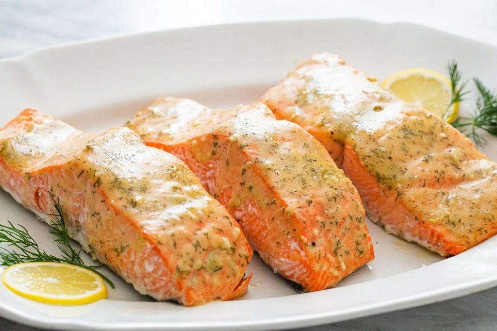 Honey Mustard Baked Salmon
