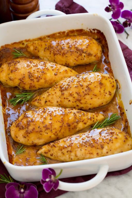Honey Mustard Baked Split Chicken