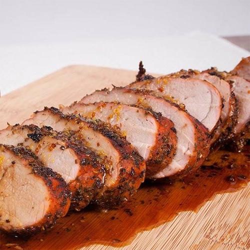 Honey Mustard Glazed Pork Loin