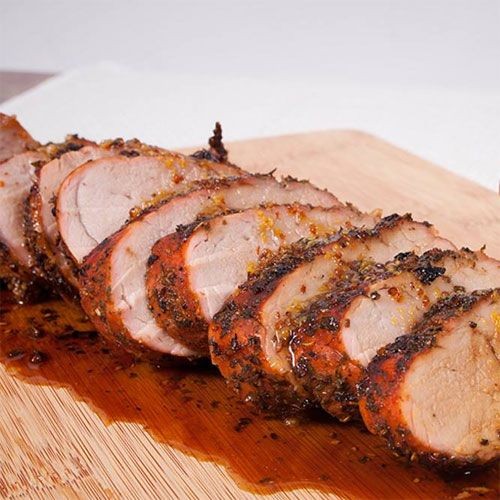 Honey Mustard Glazed Pork Loin