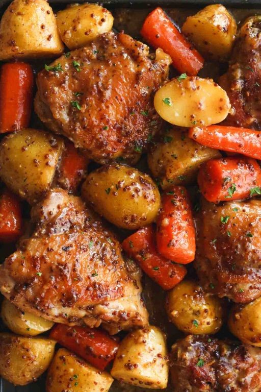 Honey Mustard Instant Pot Whole Chicken