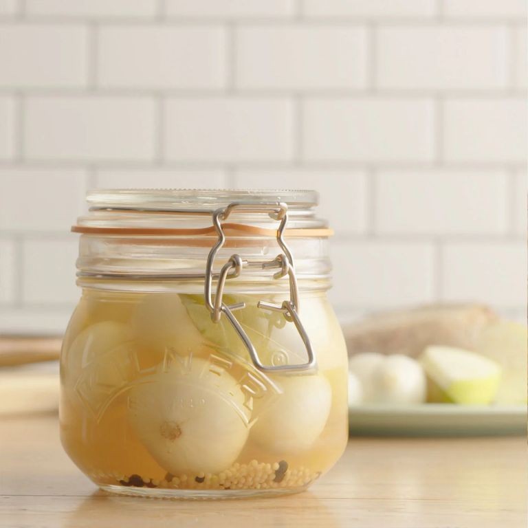 Honey Mustard Pickled Onions