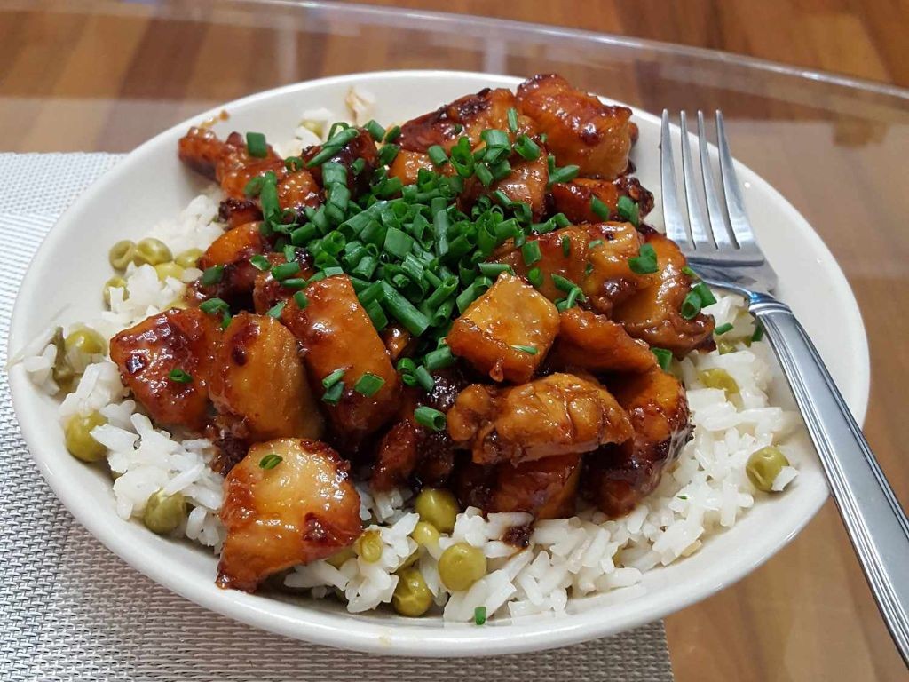 Honey Soy Glazed Chicken Chunks
