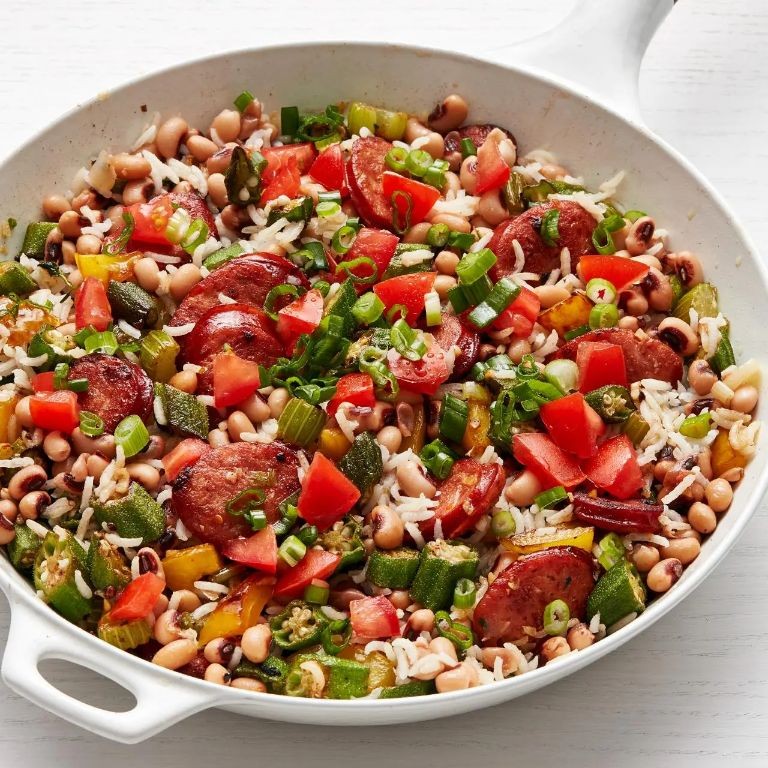 Hoppin John with Andouille Sausage