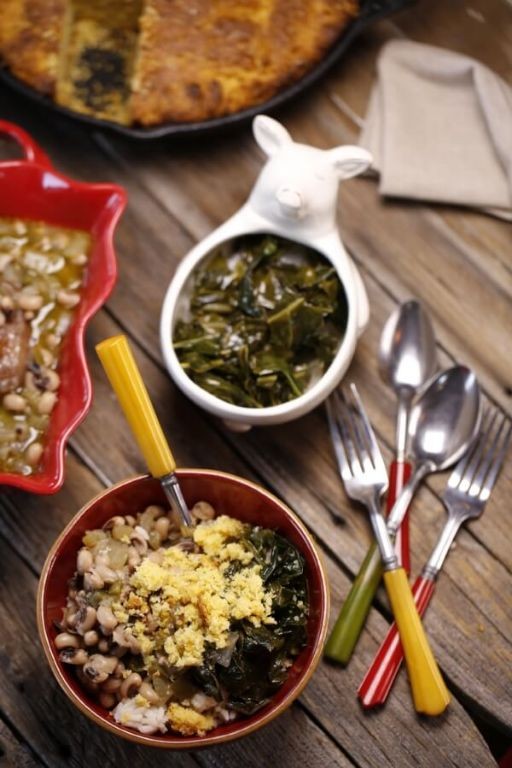 Hoppin John with Cornbread Topping