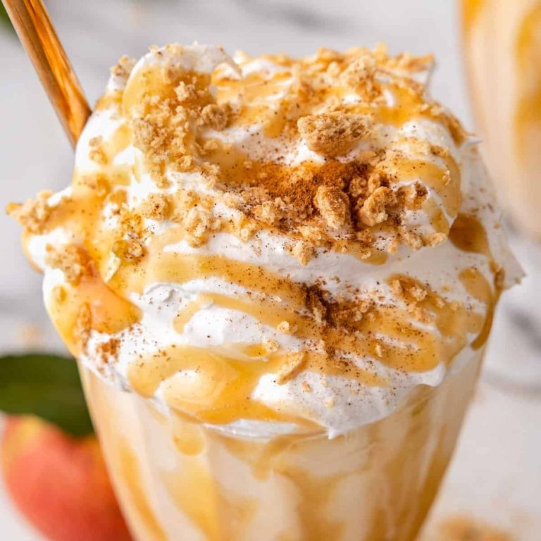 Hot Apple Pie Milkshake