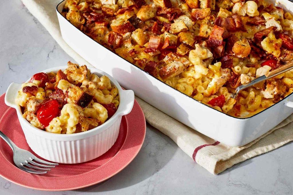 Hot Brown Pasta Bake
