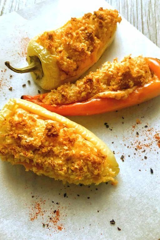 Hot Brown Stuffed Peppers