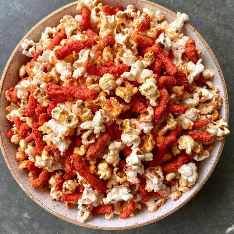 Hot Cheeto Popcorn