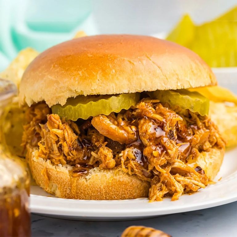 Hot Honey Shredded Chicken Sandwich