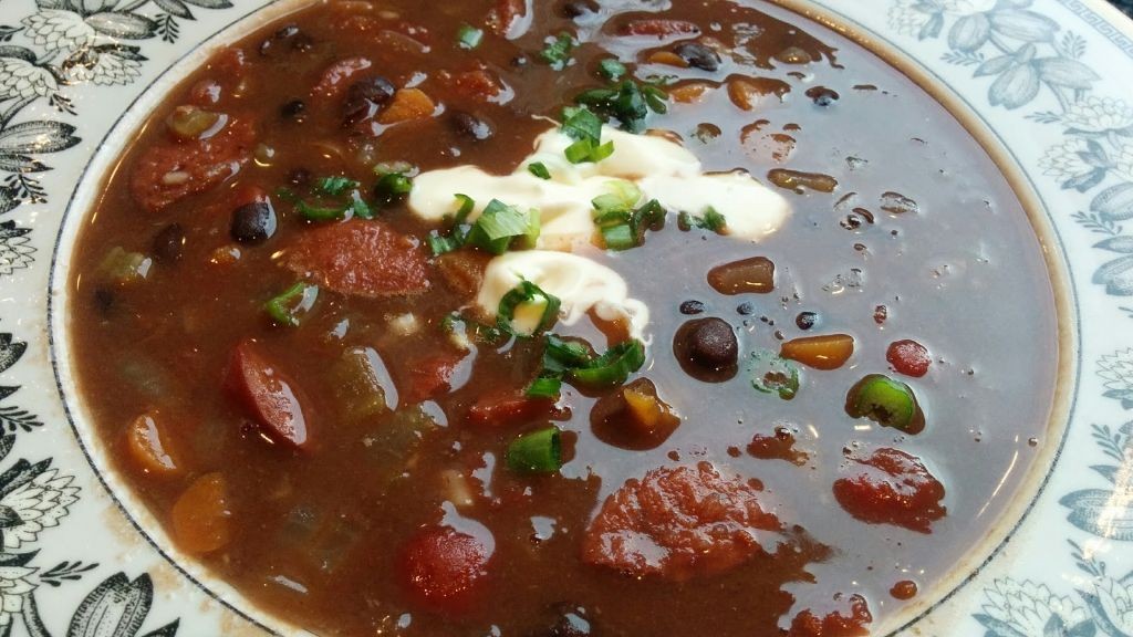 Hot Link and Bean Soup