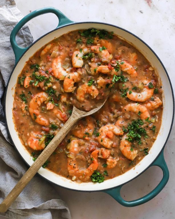 Hot Link and Shrimp Creole