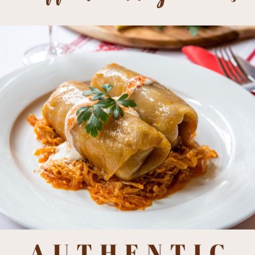 Hungarian Sauerkraut Stuffed Cabbage Rolls
