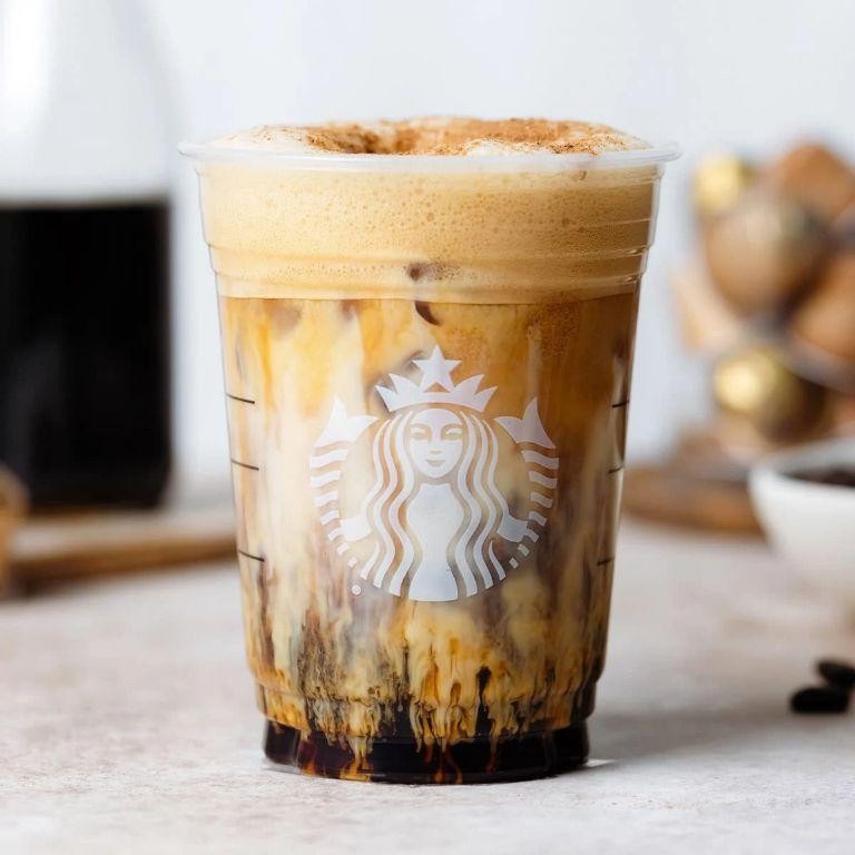 Iced Brown Sugar Oat Milk Shaken Espresso