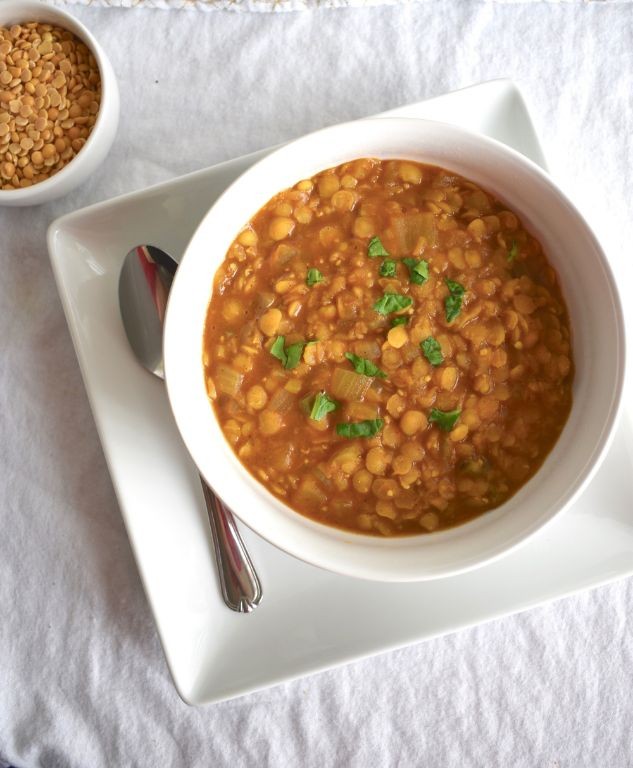 Indian Dal Tadka in the Crockpot