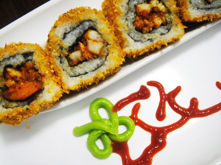 Indian Fusion Sushi Rolls