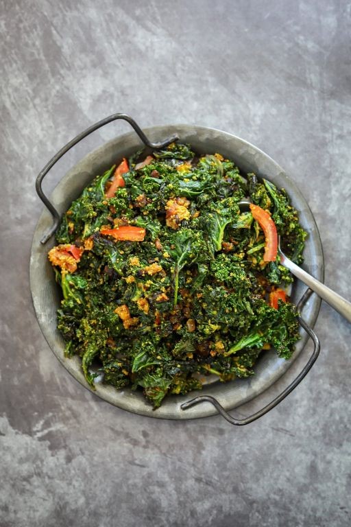 Indian Spiced Kale and Potato Stir Fry