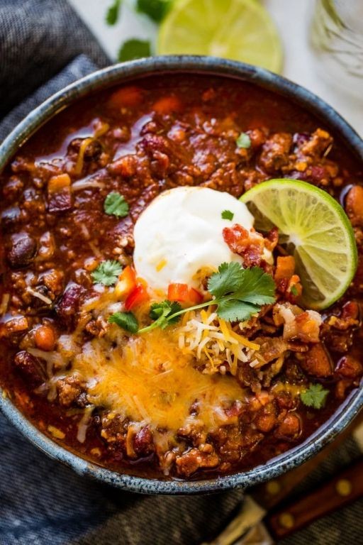 Instant Pot Beef Chili with Beans