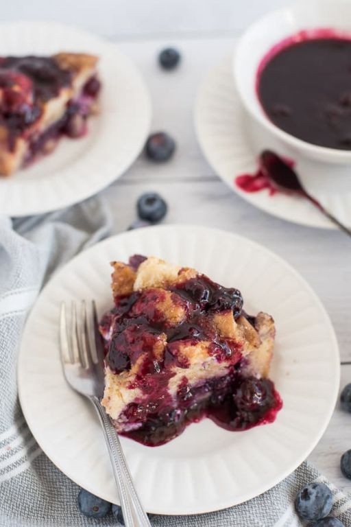 Instant Pot Blueberry French Toast Casserole