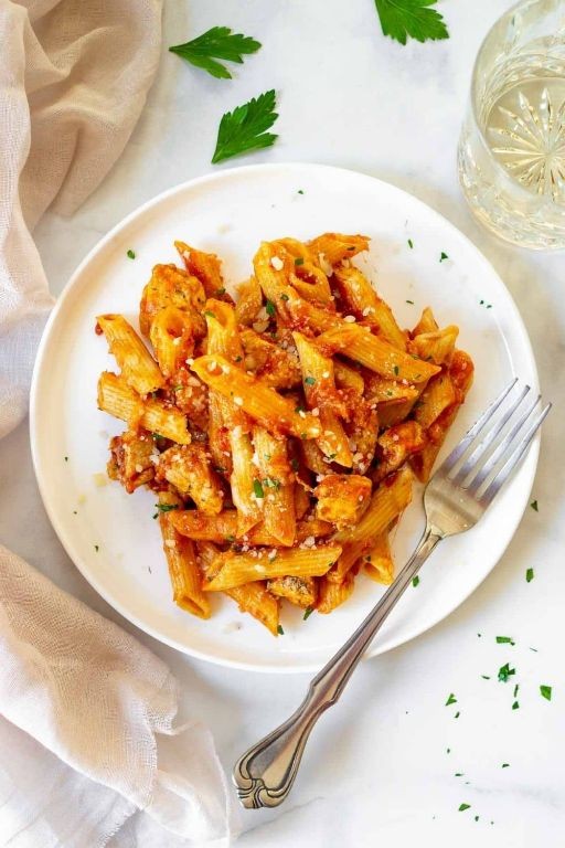 Instant Pot Chicken Marinara with Penne
