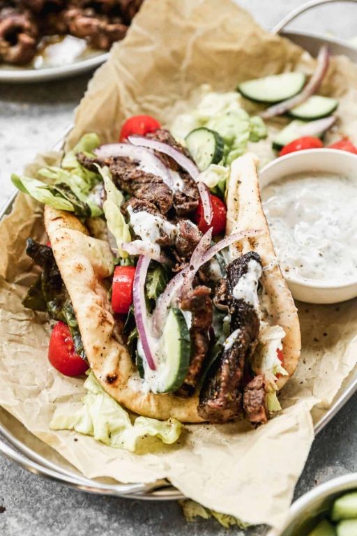 Instant Pot Greek Beef Gyros