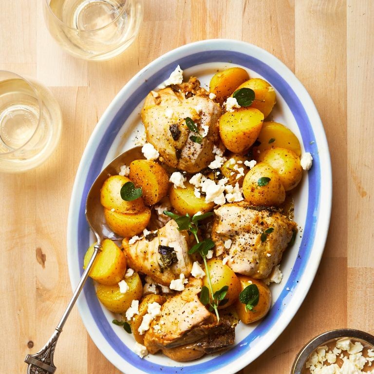 Instant Pot Greek-Style Lemon Potatoes