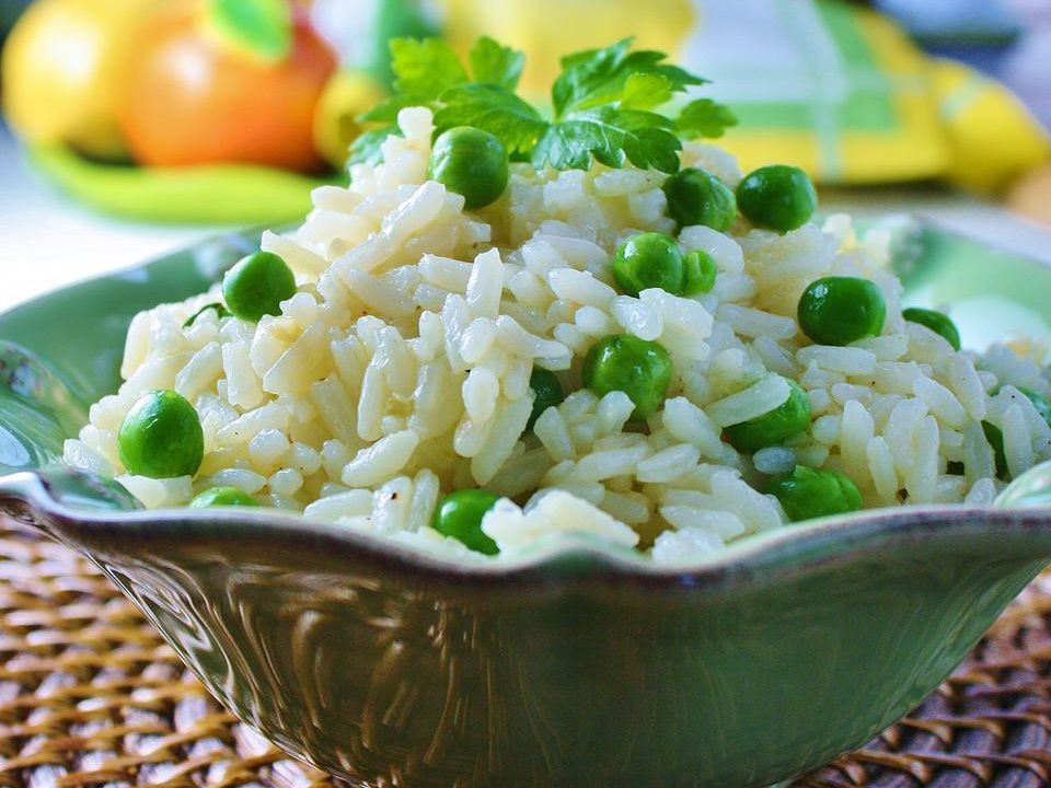 Instant Pot Jasmine Rice with Peas