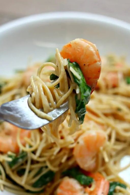 Instant Pot Lemon Garlic Shrimp Pasta