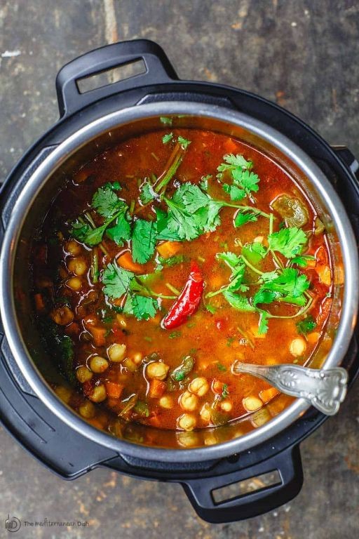 Instant Pot Mediterranean Chickpea Stew