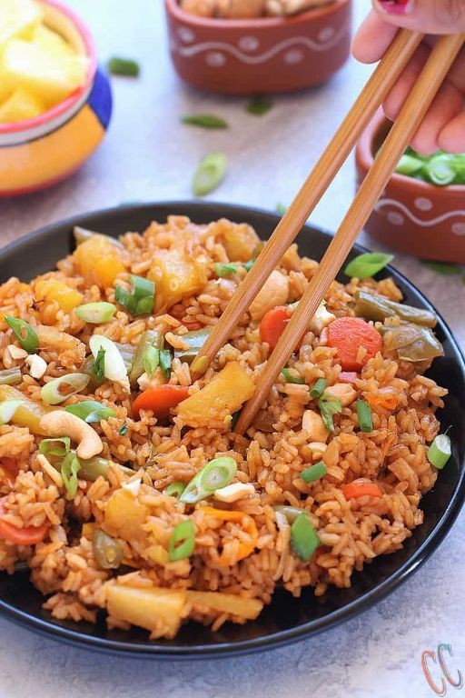 Instant Pot Pineapple Fried Rice