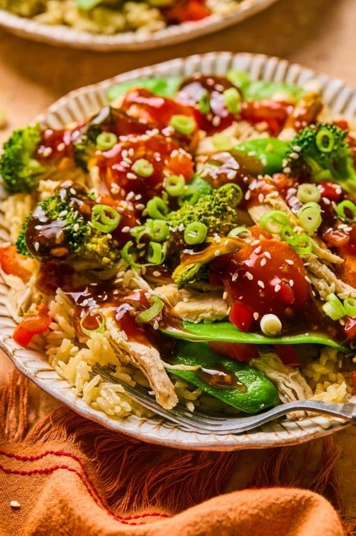 Instant Pot Teriyaki Rice Bowl