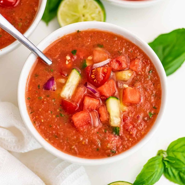 Instant Pot Watermelon Gazpacho