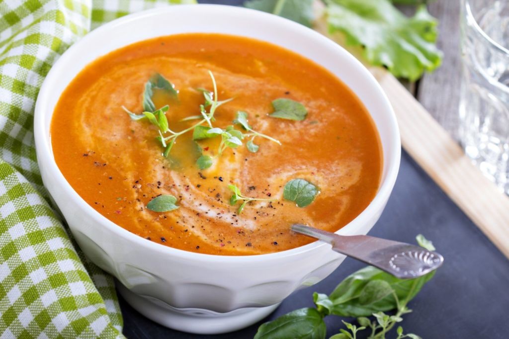 Instant Pot Weight Watchers Creamy Tomato Basil Soup