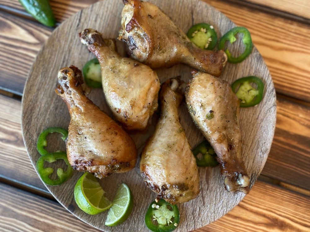 Jalapeño Lime Marinated Keto Chicken Legs