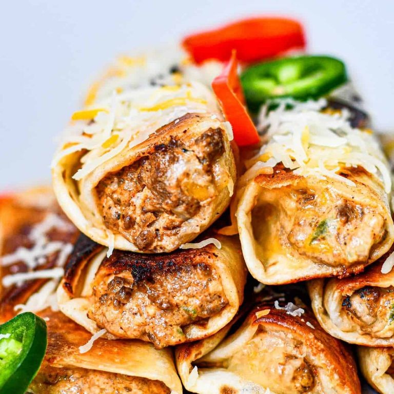 Jalapeño Popper Flautas with Cream Cheese