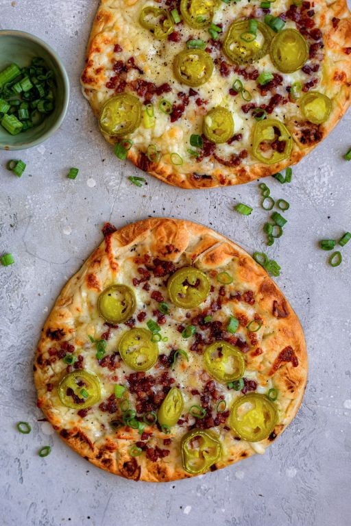 Jalapeño and Cheddar Naan