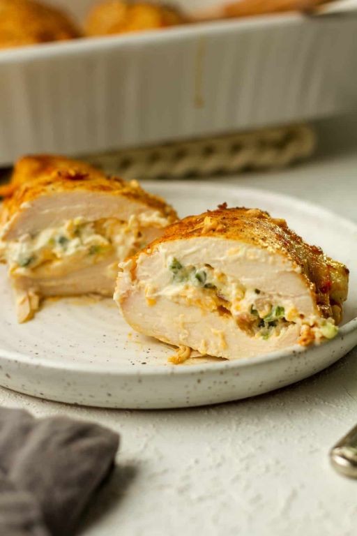Jalapeño and Cheese-Stuffed Chicken Fondue
