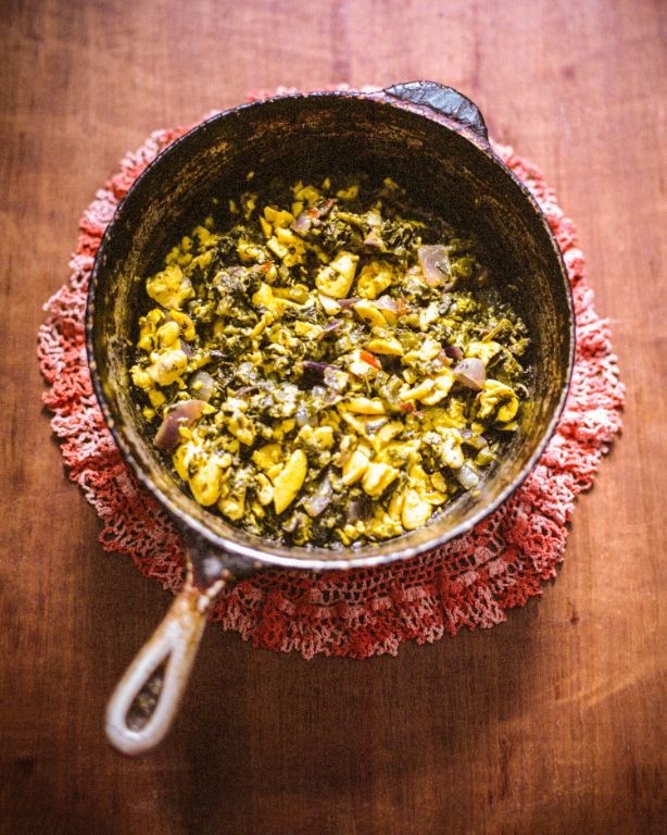 Jamaican Ackee and Callaloo