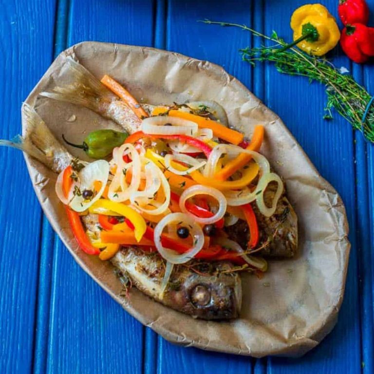 Jamaican Escovitch Whole Fish with Pickled Vegetables