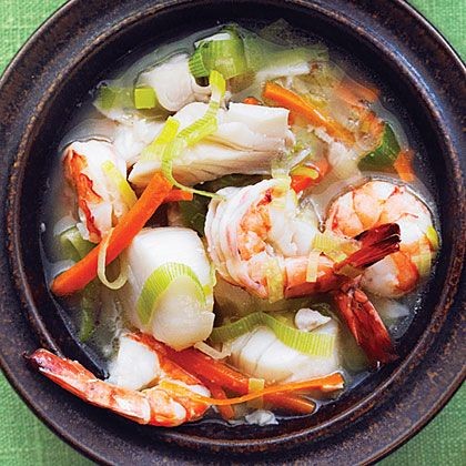 Japanese Miso Seafood Soup