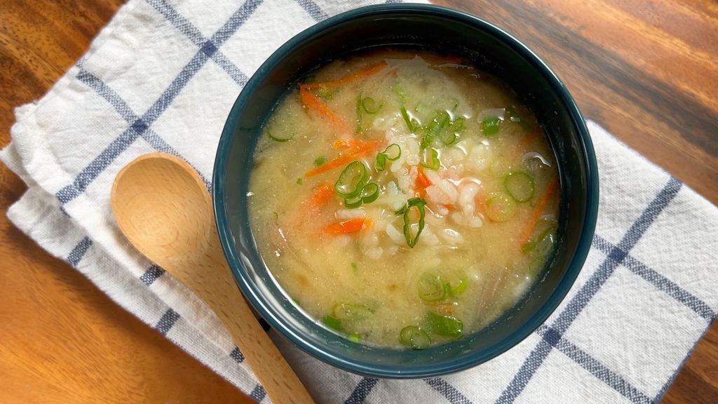 Japanese Miso Soup with Rice