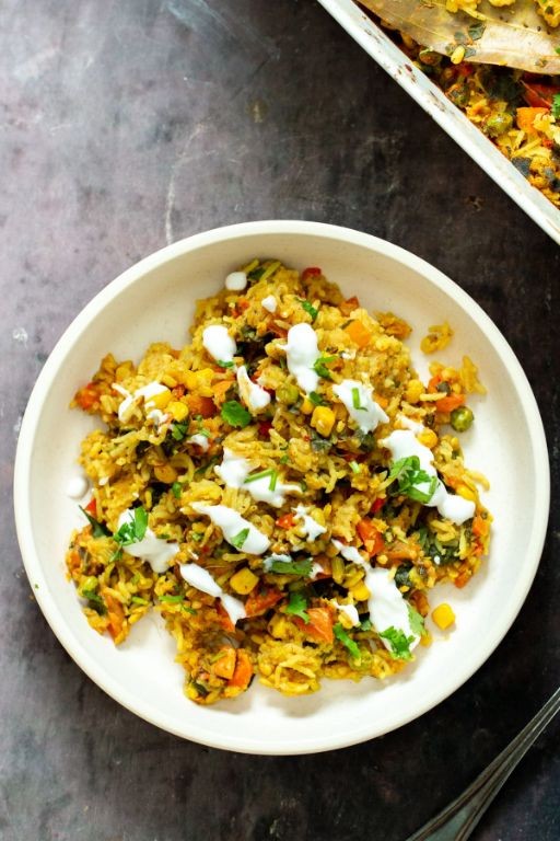 Jasmine Rice and Lentil Casserole