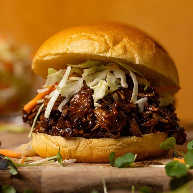 Jerk Pulled Pork Sandwiches with Slaw