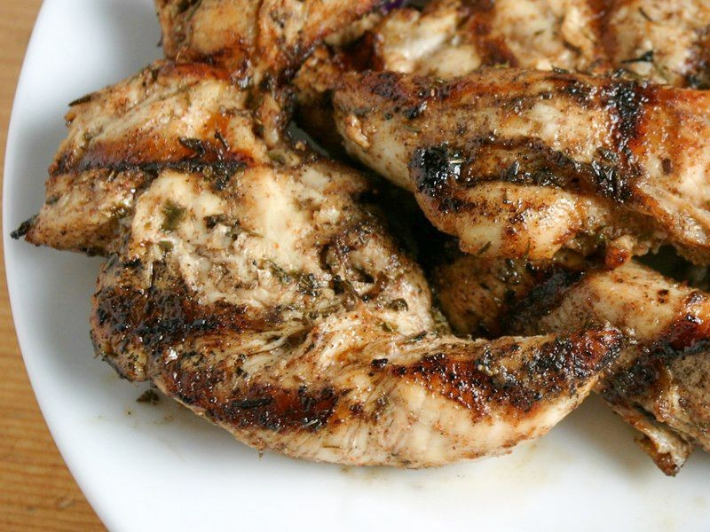 Jerk Seasoned Grilled Chicken Strips