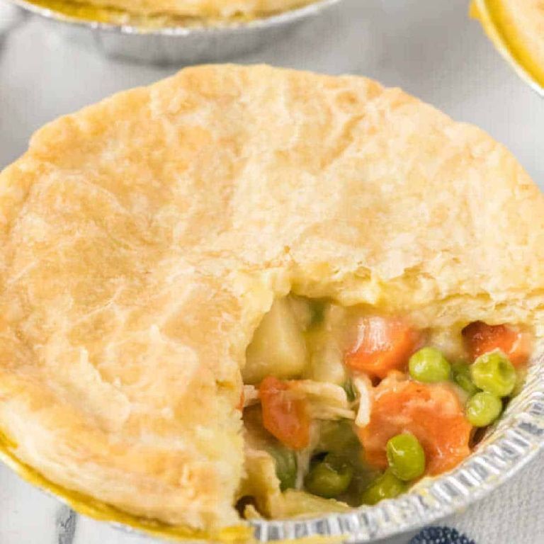KFC Chicken Pot Pie with Roasted Vegetables