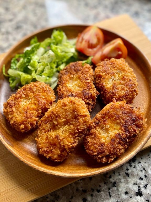 Kabocha Korokke (Pumpkin Croquettes)