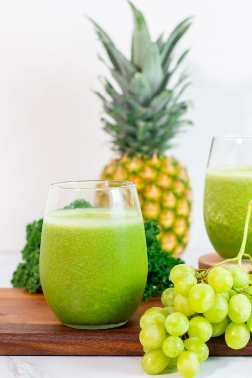 Kale Pineapple Grounded Smoothie