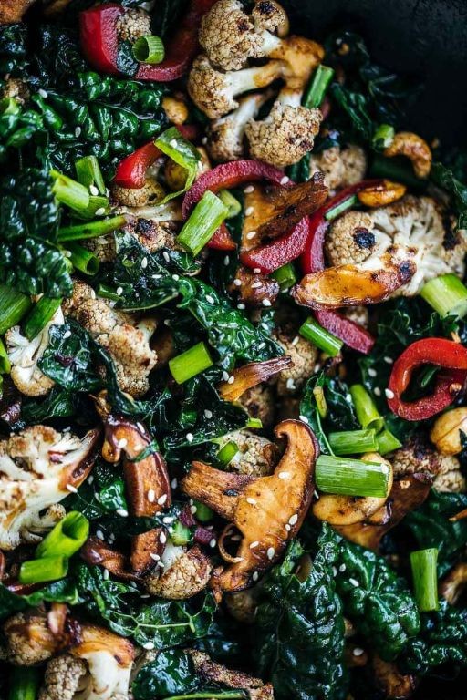 Kale and Cashew Poriyal
