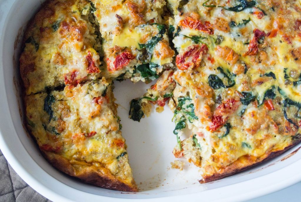 Kale and Quinoa Breakfast Casserole